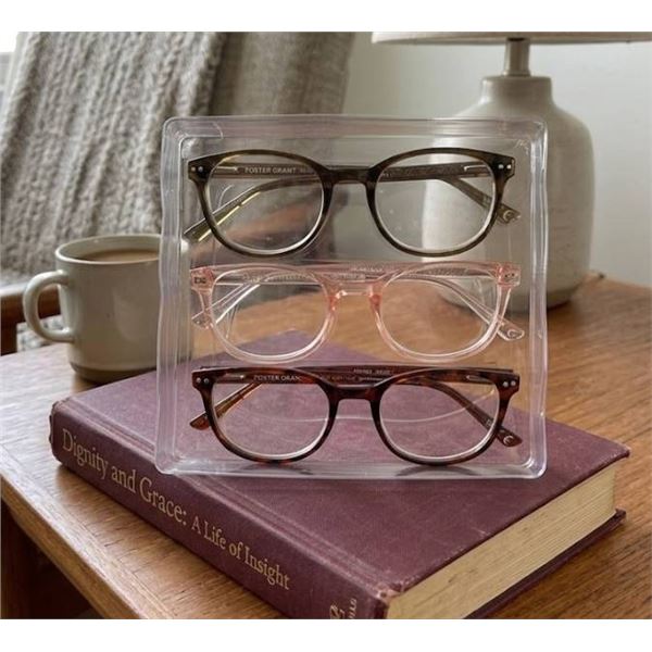 Foster Grant Design Optics +3.00Â  Reading Glasses, Set of 3
