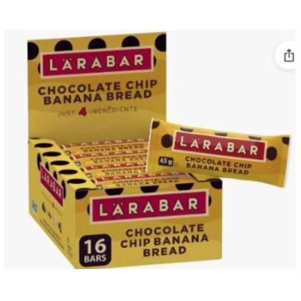Larabar Chocolate Chip Banana Bread, 16 Bars, 720 g