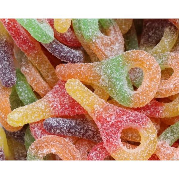 Mighty Marked Sour Soothers Candy 12 x 150g Candy Bags