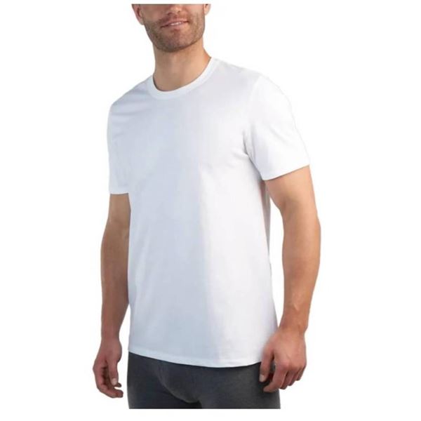 Kirkland Signature 6-Pack Men's Crew Neck T-Shirts L/G 100 Percent Cotton