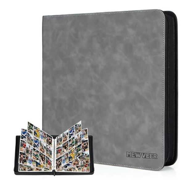 MewVeer Card Binder MV-BD12-GY in Gray