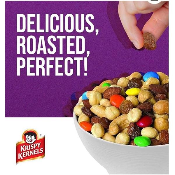 Krispy Kernels Energy Dried Fruit And Nut Packs, 65g, Pack of 10