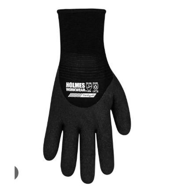 Worktuff Winter Work Gloves 5 Pairs Large/Grande with Nitrile Coating
