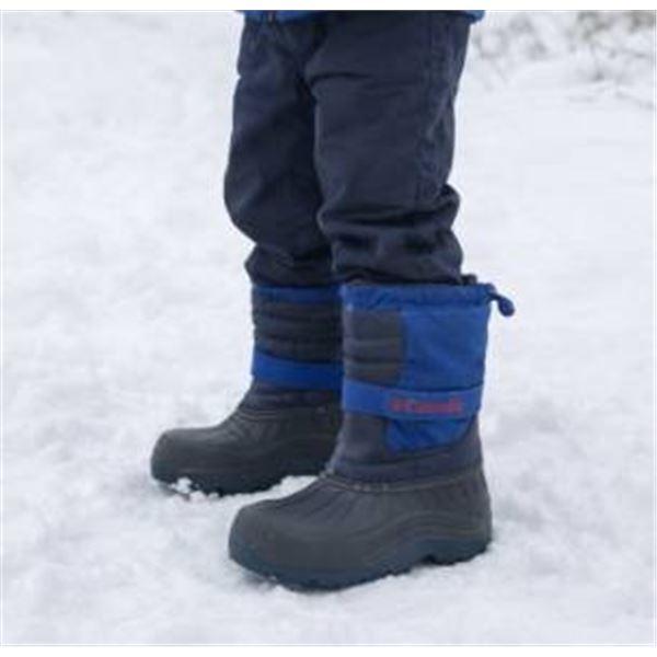 Columbia Men's Winter Boot, Size 7, Blue and Gray