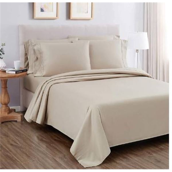 Kirkland King Sheets, 680 Thread Count, 6-piece Set, Cotton Blend