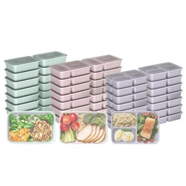 Bentgo Prep 90-Piece Meal Prep Kit with Multicolor Containers