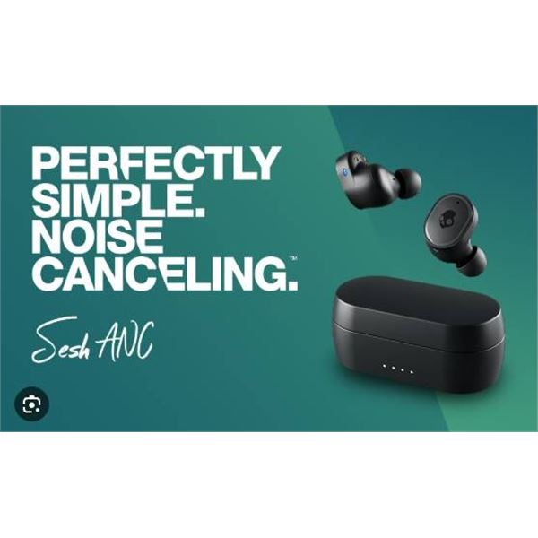 Skullcandy Sesh ANC Wireless Earbuds with Noise Canceling Technology