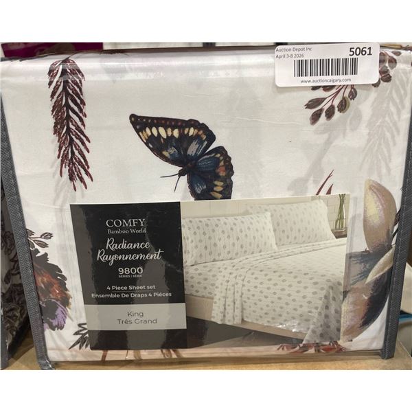 Comfy Bahamas Rayonmade 9800 King Size Sheet Set