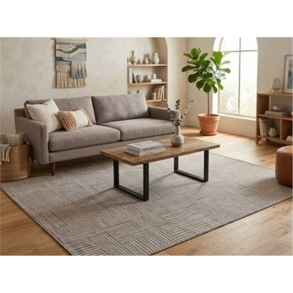 JEN Washable Woven Jacquard Rug 5 ft x 7 ft (150 cm x 210 cm)