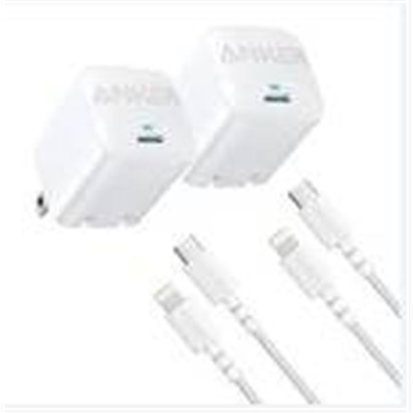 ANKER 30W Fast Charging Cable and Adapter with USB-C Compatibility