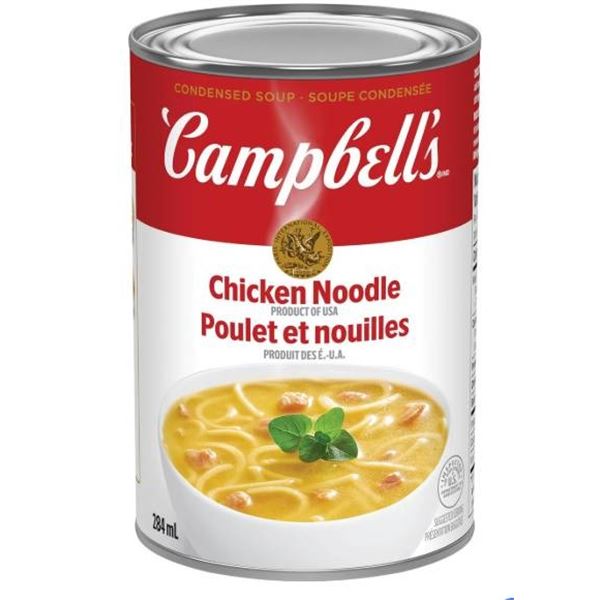 Campbell's Chicken Noodle Soup, 12 Cans, 284 mL Each