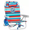 Image 1 : Tommy Bahama Backpack Beach Chair with Striped Design