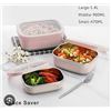 Image 1 : Three Jiffe House Stainless Steel Food Containers With Lids