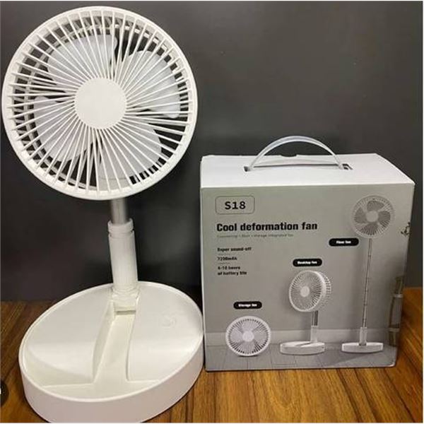 S18 Cool Deformation Fan with 7200mAh Battery Capacity