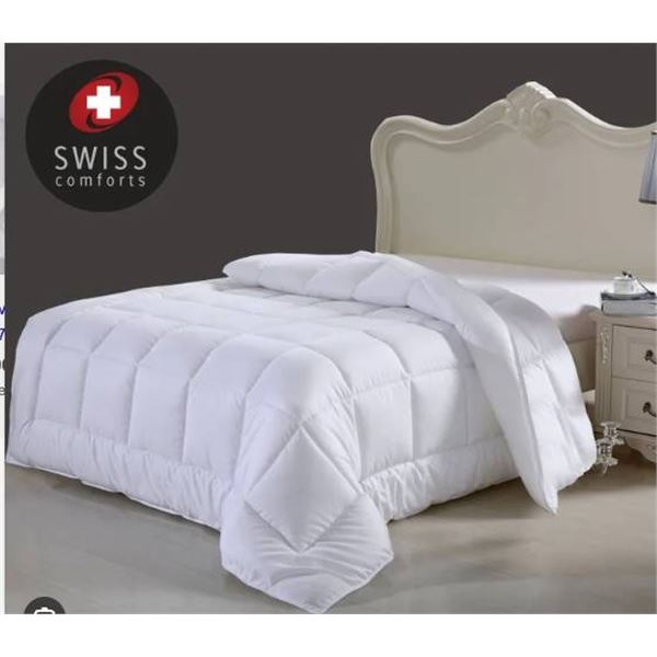 Swiss Comforts Carbon Duvet with Down Alternative - king Sized