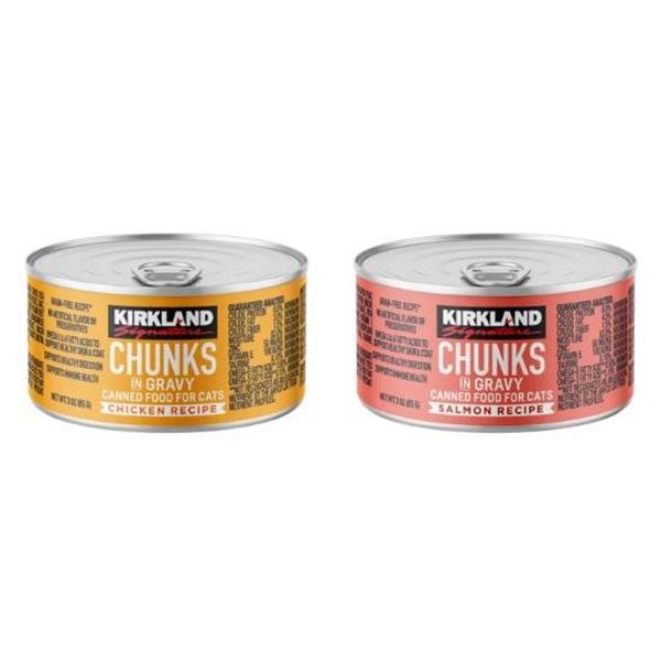 Kirkland Chunks in Gravy Cat Food 48 Cans
