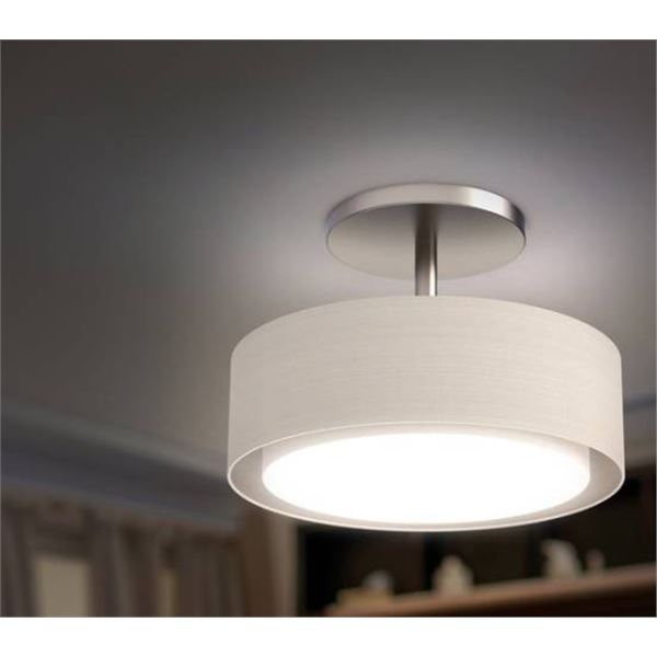 Koda Duo-Mount Fabric Drum Ceiling Light
