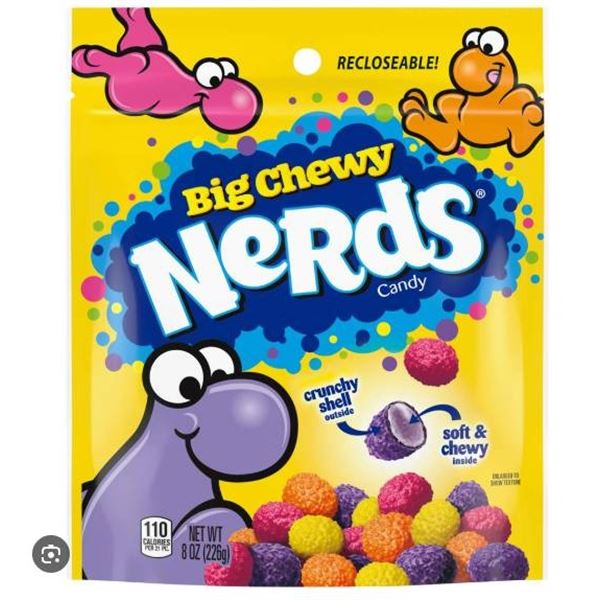 Nestle Big Chewy Nerds Candy 9 Bags x 170g