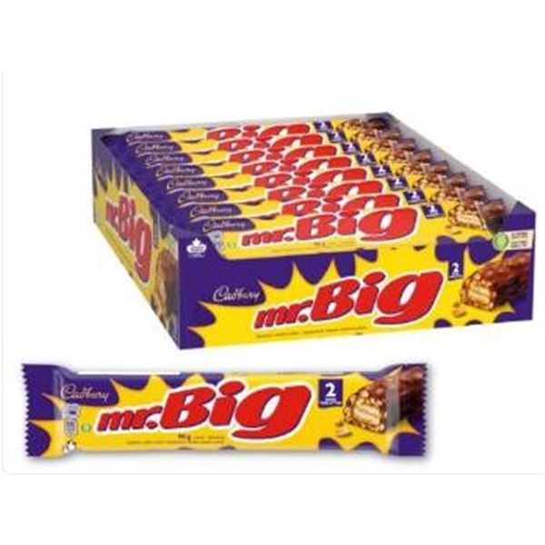 Cadbury Mr. Big Candy Bars, 24 x 90g Units