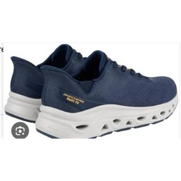 Skechers Swift Fit Navy Marine Shoes, Men's Size 10, Item 2946010