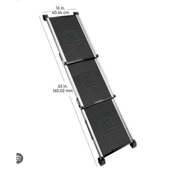 Pixie Paws Foldable Pet Ramp With Rubberized Surface for Dogs and Cats
