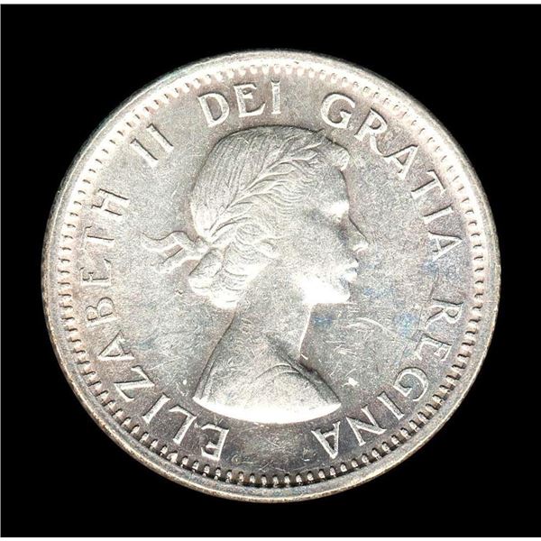 ., SILVER(2.37g),  CANADA 10CENT (RANDOM DATE)COIN, retail value .