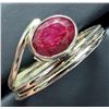 Image 2 : $70, SILVER(1.86g),  DYED RUBY RING, retail value $70