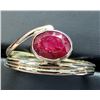 Image 3 : $70, SILVER(1.86g),  DYED RUBY RING, retail value $70