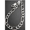 Image 4 : $200, SILVER(11.2g),  MEN'S RHODIUM PLATED BRACELET 8", retail value $200