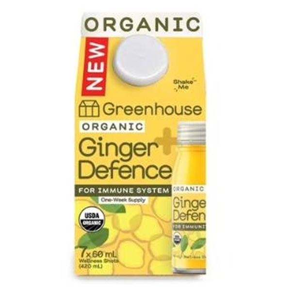 Greenhouse Organic Ginger Defence 10 x 420ml Cartons