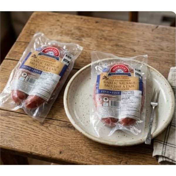 Winkler's Old-Fashioned Garlic Sausage Fine - Pack of 2