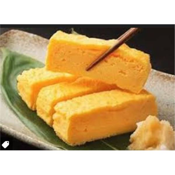 Shirakiku 0621 Atsuyaki Tamago Cooked Egg Omelette 500 g, 8 Count
