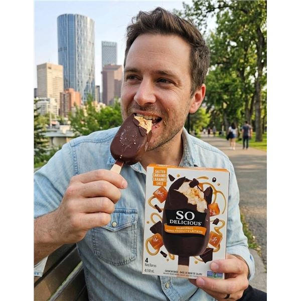 So Delicious Dairy-Free Salted Caramel Ice Cream Bars, 4 Bars Per Pack, 6 Packs