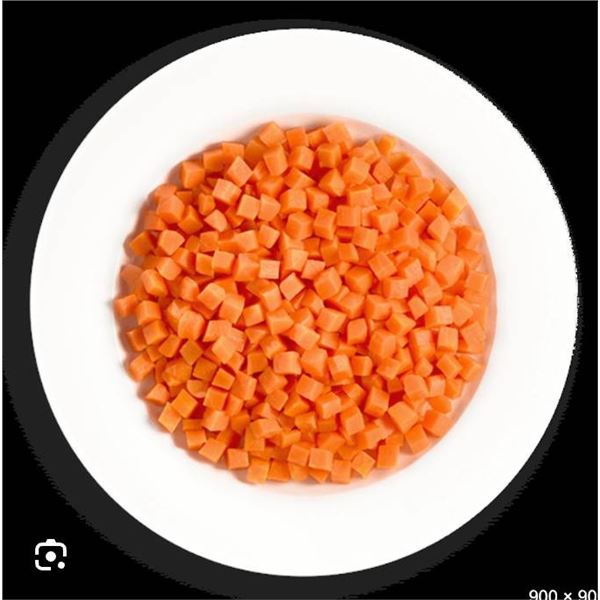 Alasko Diced Carrots, 2 Kg, Product of Canada