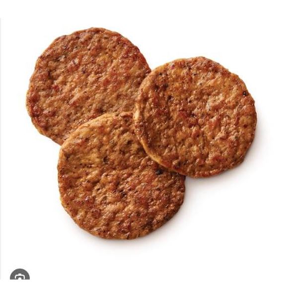 Jimmy Dean Fully Cooked Mild Sausage Patties, 10 lb Case