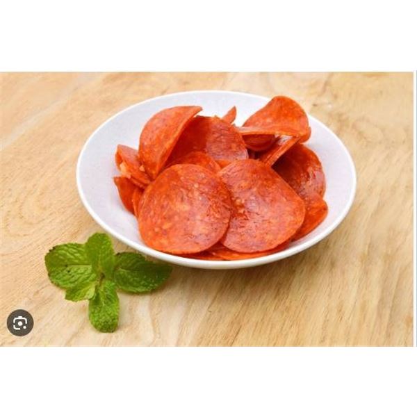 Frozen Pepperoni, Sliced, 2 kg Package, Product Code 72981