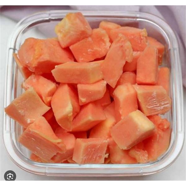IQF Papaya Chunks, 5 kg, Product of Vietnam