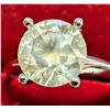 Image 2 : $6250 Appraised - 14K White Gold Round Brilliant Solitaire 1.3 carat Diamond Ring - digital appraisa