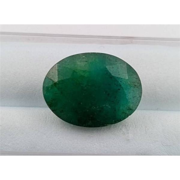 8.58 ct Certified Zambian Emerald gemstone ($12,600 Appraisal)