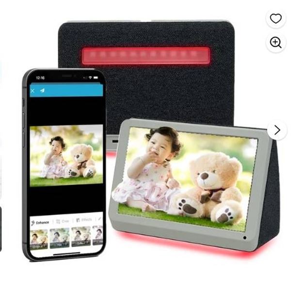PhotoShare MyLuma 7 Inch WiFi Digital Frame with Touchscreen