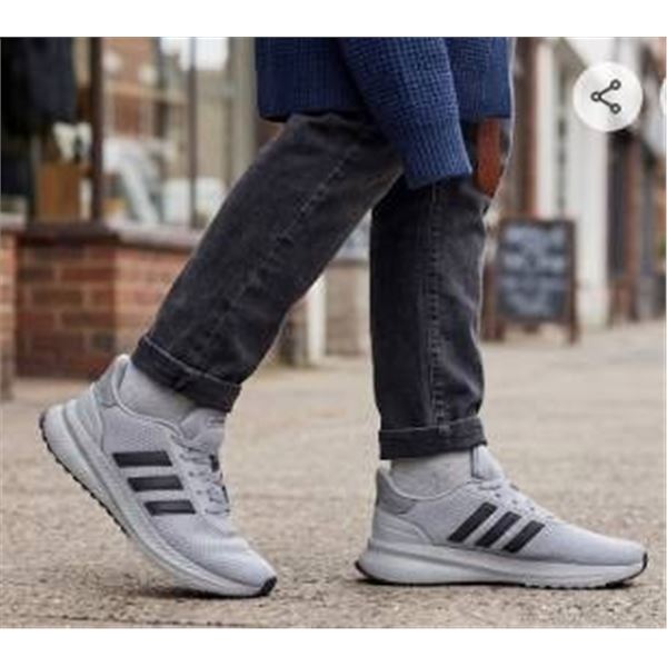 Adidas Running Shoes, Model FZ2878, Size 10, Grey Color