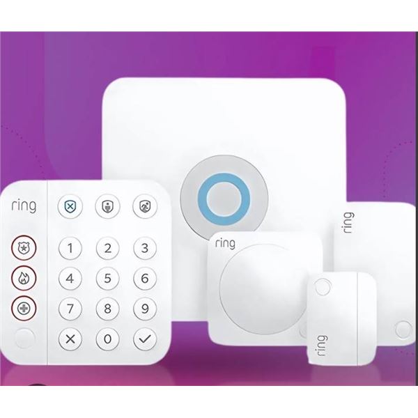 Ring Alarm 5-Piece Kit Wireless smart home or business security system, expandable, easy setup, Mobi