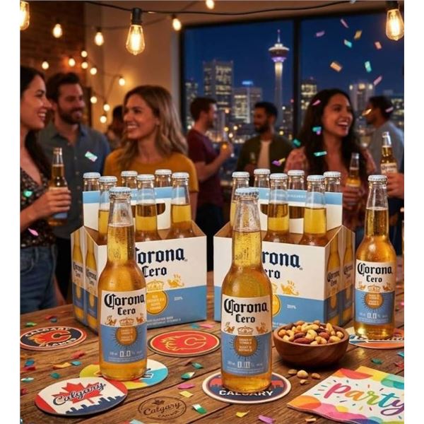 Corona Cero Non-Alcoholic Beer 4x6 Pack of 330ml Bottles