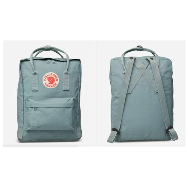 Fjallraven Kanken Backpack, Style 23510, Frost Green