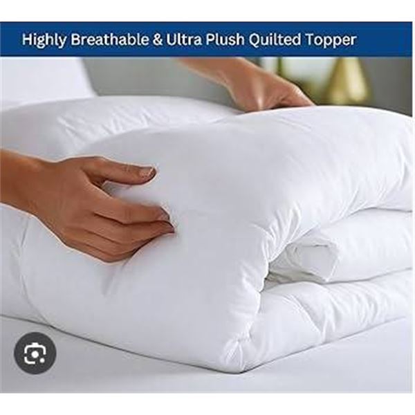 Casa Platino Quilted Mattress Topper Queen Size Premium Model