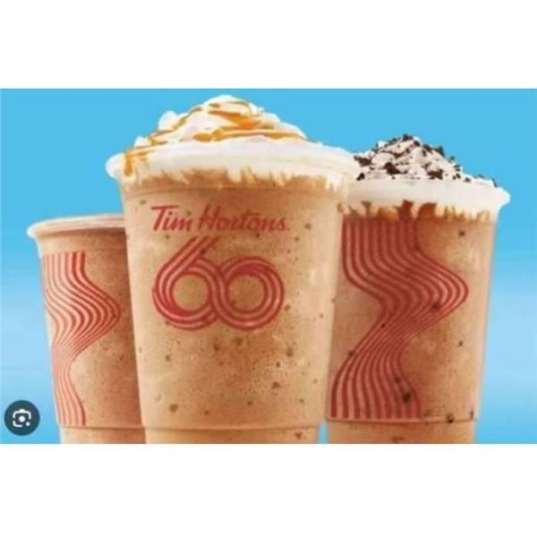 Tim Hortons Medium Cold Beverages Cups â€“ 60th Anniversary 1000 Count