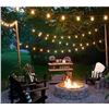 Image 1 : Outdoor String Light Set, Black, 24 Bulb Plus Extras