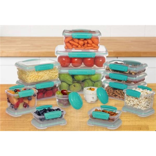 Sistema Food Storage Container Set, 28 Pieces