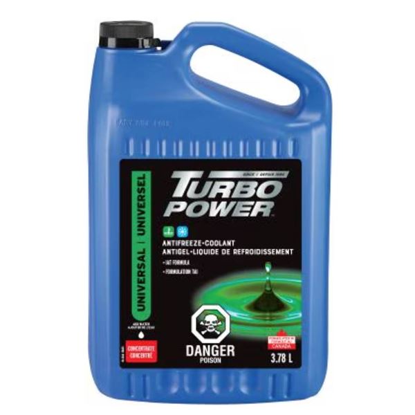 Turbo Power Universal Concentrated Anti-Freeze/Coolant, 3.78-LÂ Â 4 Pack