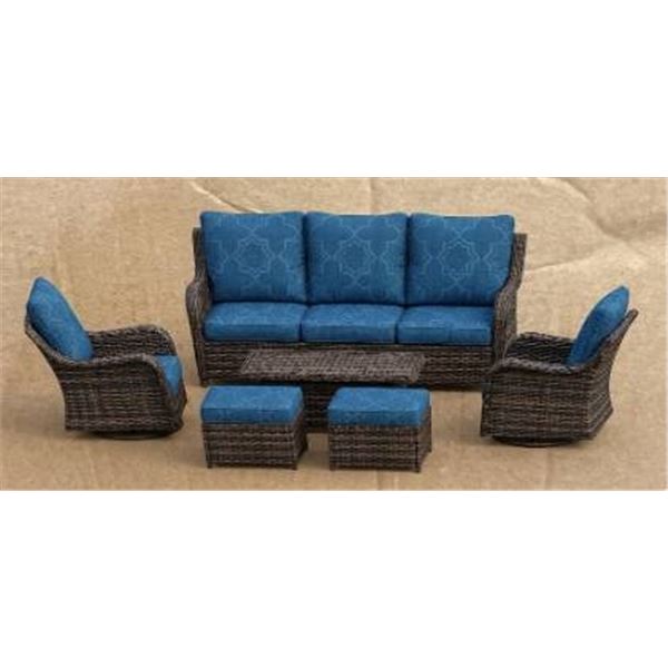 FCL 6 PC DELTA CONVERSATION SET - ****SETOCK PHOTO IS NOT CORRECT COLOR SCHEME, SEE ADDITIONAL PHOTO